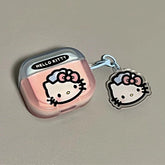 Cute Kitty AirPods Case Cover with Charm - HelloAnimeCases